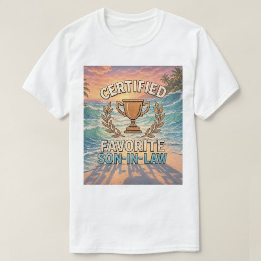 T-shirt Gendre préféré certifié (Design devant)