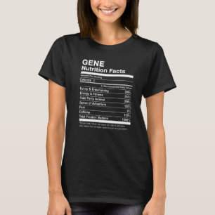 T-shirt Gene Nutrition Facts