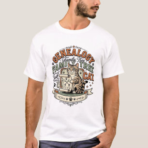 T-shirt Généalogie Arbre Généalogique Chat Généalogie Arbr