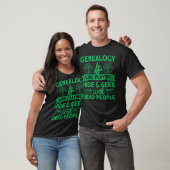 T-shirt Généalogie La généalogie, c'est comme jouer caché (Unisexe)