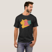 T-shirt Genealogy Is Like Doing A Jigsaw Puzzle Genealogis (Devant entier)