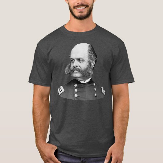 T-shirt Général Ambrose Burnside Guerre civile (Devant)