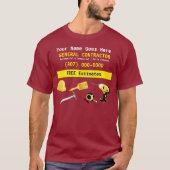 T-shirt General Contractor HandyMan Do It All Template (Devant)