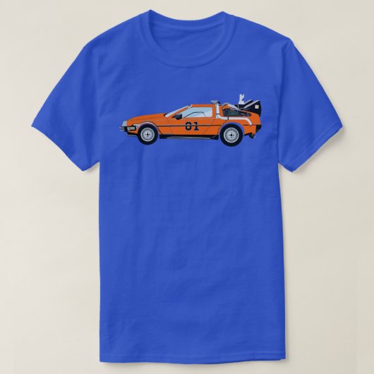 T-shirt Général Lee BTTF Delorean (Design devant)