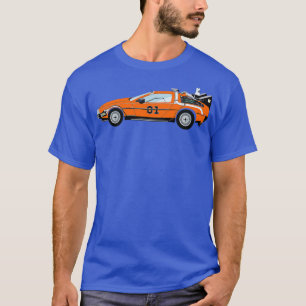 T-shirt Général Lee BTTF Delorean