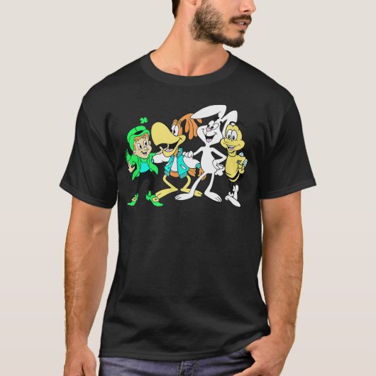 T-shirt General Mills Squad Lucky Sonny Trix Rabbit & Buzz (Devant)