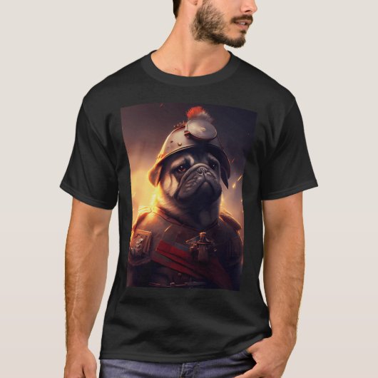 T-shirt Général : Pug (Devant)