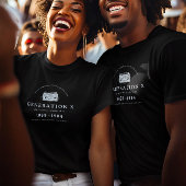 T-shirt Génération amusante X Définition