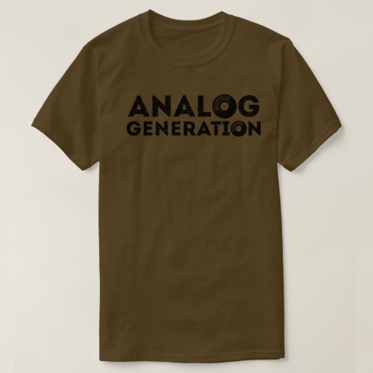 T-shirt Génération Analogique Vinyl Records Crate Digger M (Design devant)