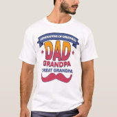 T-shirt Génération de Grandeur Papa Grand-papi Grand-papi (Devant)