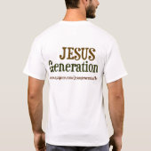 T-shirt Génération de Jésus (Dos)