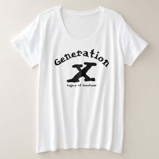 T-shirt Génération X (Design devant)