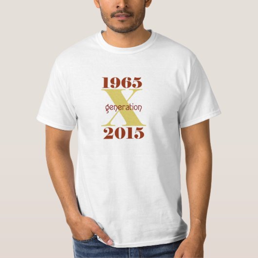T-shirt Génération X (Devant)