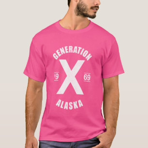 T-shirt Génération X 1969 Feral Gen Xer Né en 1969 Alaska