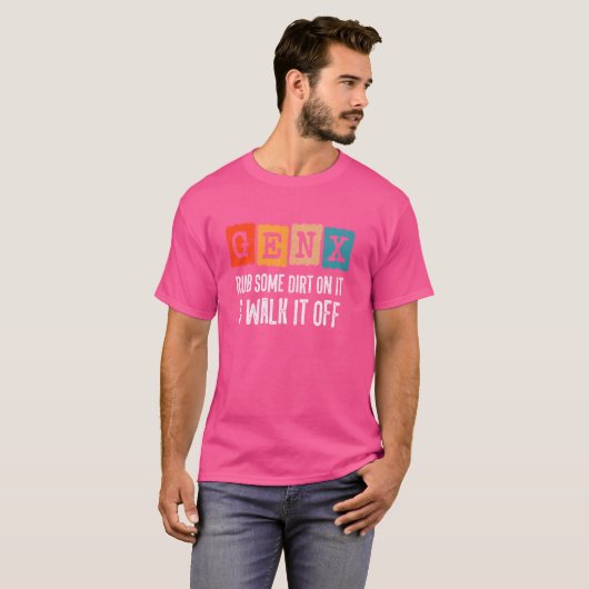 T-shirt Génération X - Frotter Un Peu De Feu Sur Elle Marc (Devant entier)