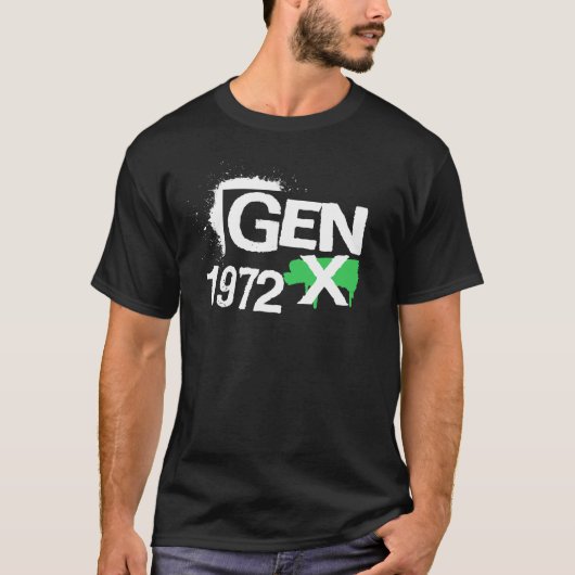 T-shirt Génération X Gen X X 1972 (Devant)