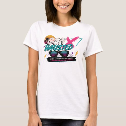 T-shirt Génération X, Génération X, Génération Épuisée, Vi (Devant)