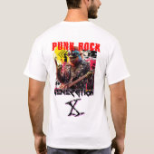 T-SHIRT GÉNÉRATION X PUNK ROCK (Dos)