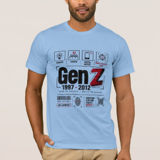 T-shirt Génération Z 1997-2012 Autochtone Numérique T-Shir
