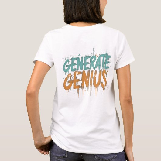 T-shirt Générer un génie (Dos)