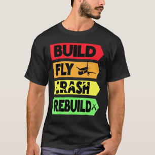 T-shirt Générer une reconstruction d'écrasement de vol
