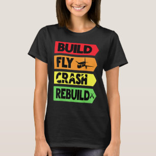 T-shirt Générer une reconstruction d'écrasement de vol