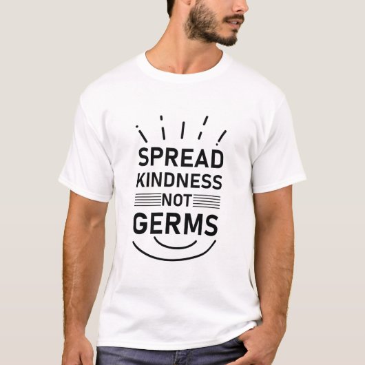 T-shirt générosité de propagation non des germes (Devant)