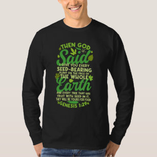 T-shirt Genèse 129 Alimentation à base de plantes végane v