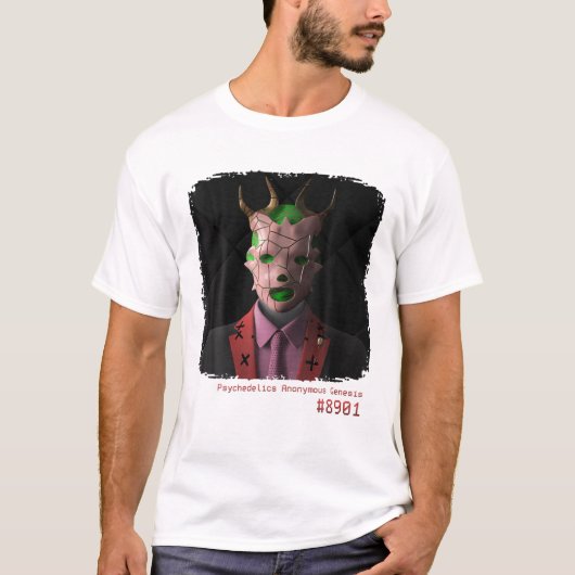 T-shirt Genèse anonyme non Funable Psychédélique du Jeton (Devant)