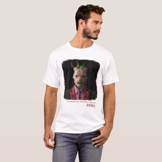 T-shirt Genèse anonyme non Funable Psychédélique du Jeton (Devant entier)