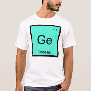 T-shirt Genèse Nom Chimie Élément Tableau périodique des