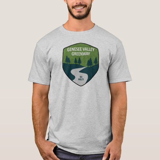 T-shirt Genesee Valley Greenway New York (Devant)