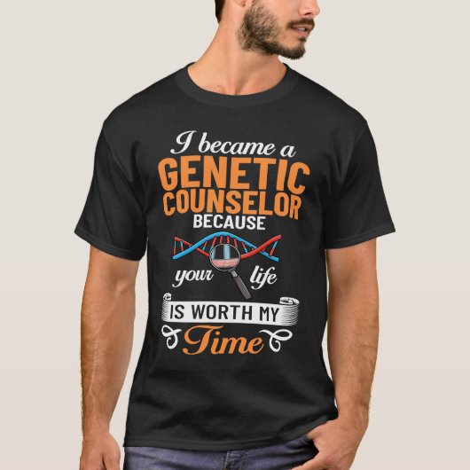 T-shirt Genetic Counselor Assistant Counseling Geneticist (Devant)