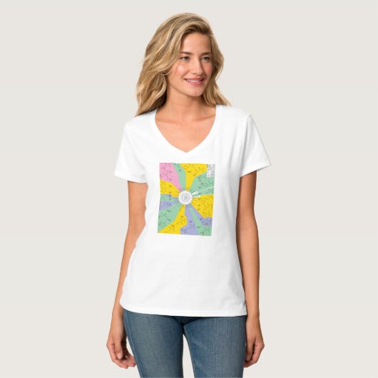 T-Shirt GeneticCode acides aminés codons (Devant entier)
