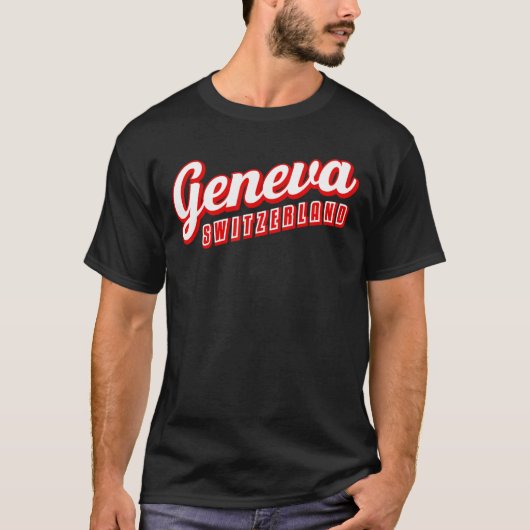 T-shirt Genève Suisse (Devant)
