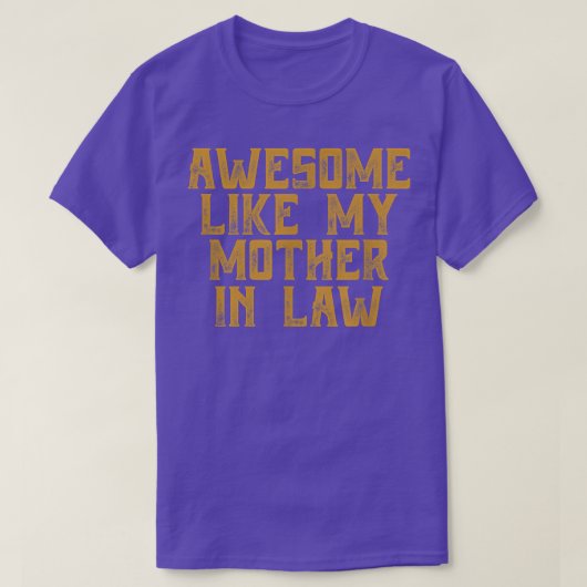 T-shirt Génial comme ma belle-mère (Design devant)