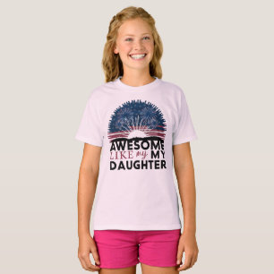 T-shirt génial comme ma fille