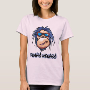 T-shirt génial de singe