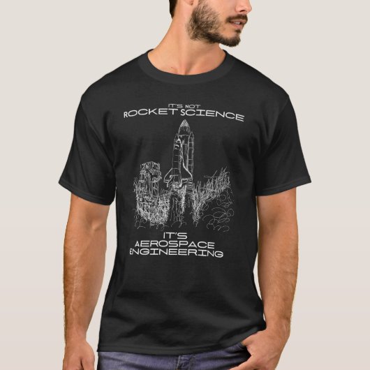 T-shirt Génie aérospatial (Devant)