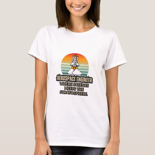 T-shirt Génie aérospatial (Devant)