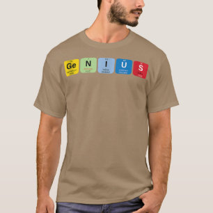 T-shirt Génie avec tableau périodique des éléments Mèmes G