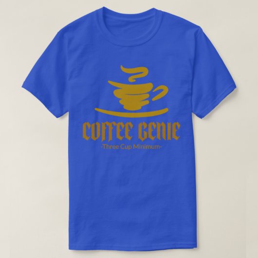 T-shirt Genie de café Barista (Design devant)