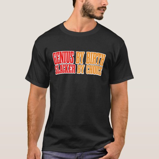 T-shirt Génie Par Blessure De Naissance Par Choix (Devant)
