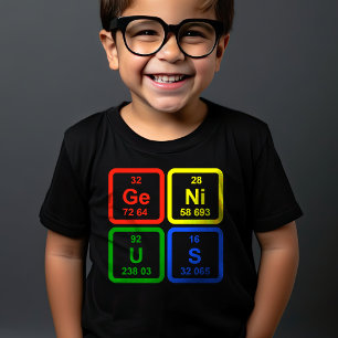 T-shirt Génie Tableau Périodique Des Éléments Science