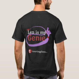T-shirt Genie violet rouge