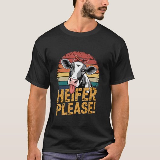 T-shirt Génisse s'il vous plaît (Devant)