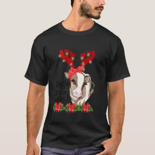 T-shirt Génisse Vive le vent vache Noël Ferme