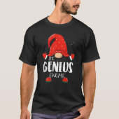 T-shirt Genius Gnome Matching Family Group Christmas Pajam (Devant)