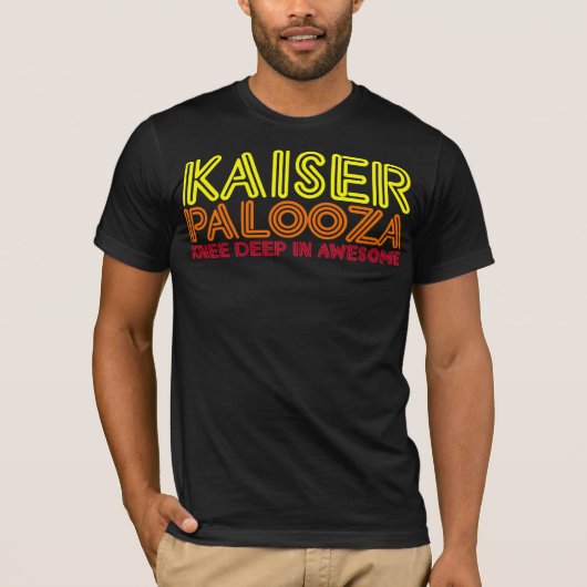 T-shirt Genou profondément dans impressionnant (Devant)