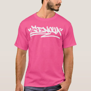 T-shirt Genova City Graffiti Street Art Handstyle Italie H